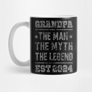 Grandpa EST 2024, the man, the legend, the myth Mug